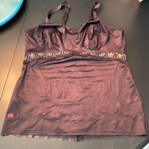 Ruby Ribbon Lace Cami Black